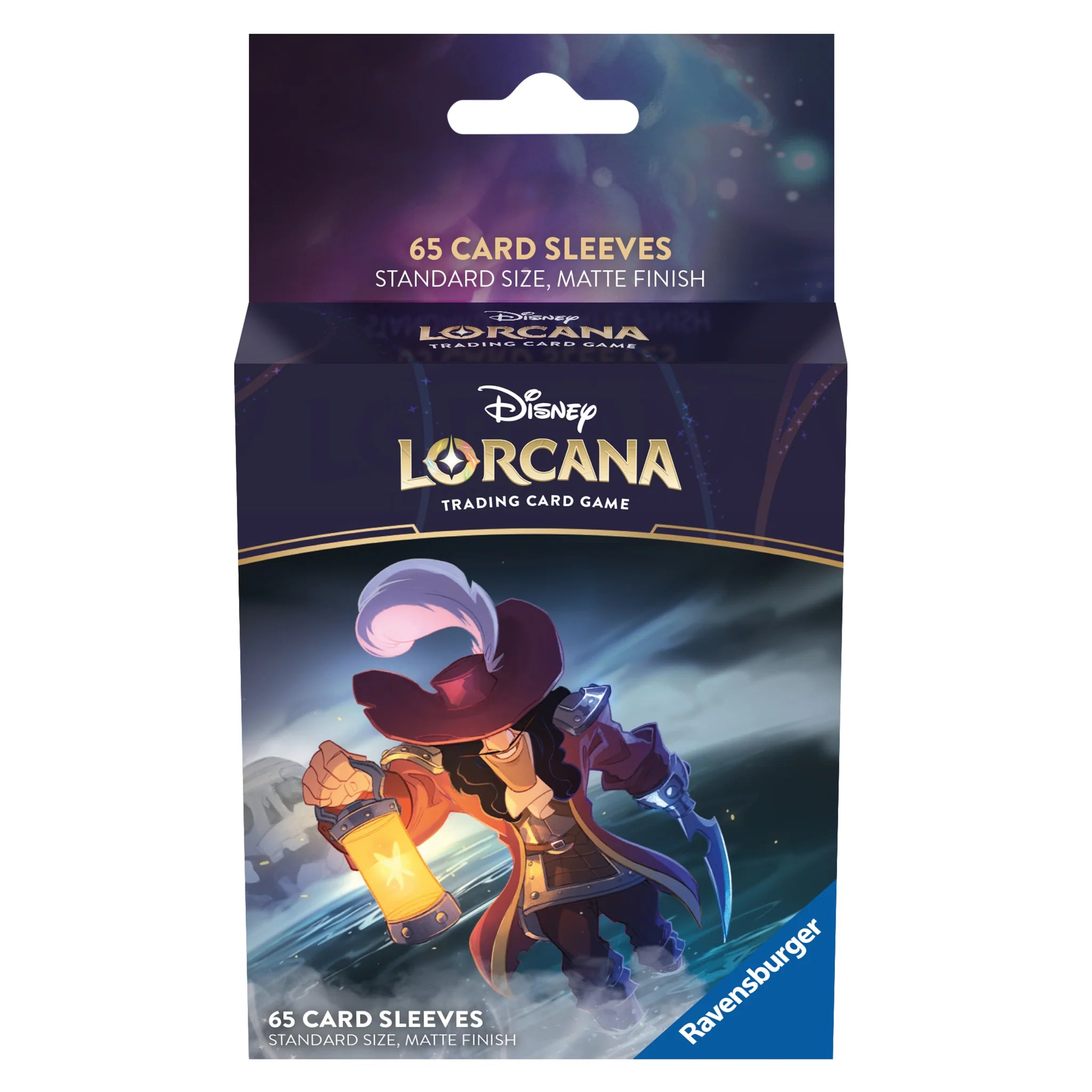 Disney Lorcana Sleeves - Standard Size - 65ct - Captain Hook (PRE-ORDER) | Red Riot Games CA