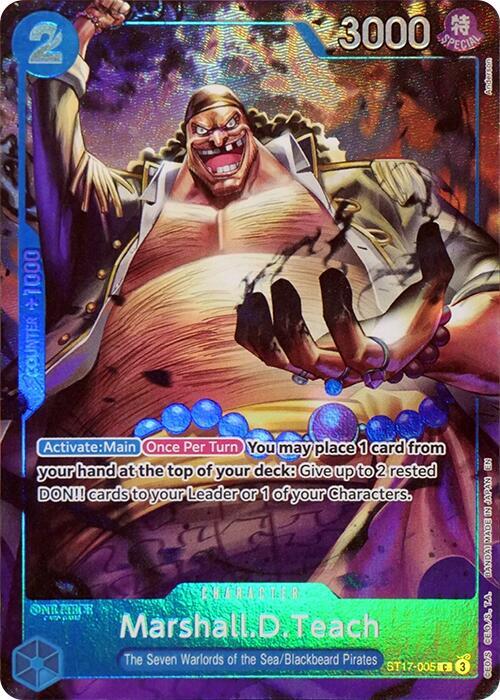 Marshall.D.Teach (Seven Warlords of the Sea Binder Set) (ST17-005) (One Piece Promotion Cards)