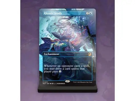 Magic The Gathering - Slab Standee - Rhystic Study