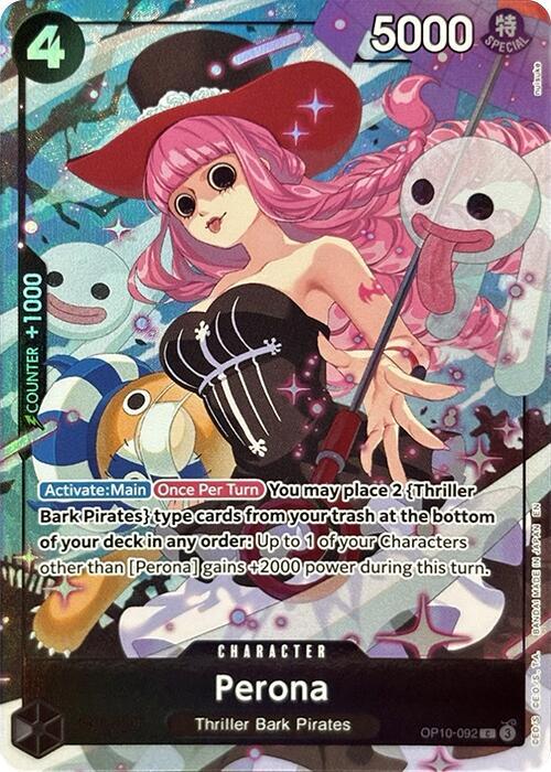 Perona (Premium Card Collection -Best Selection Vol. 4-) (OP10-092) (One Piece Promotion Cards)