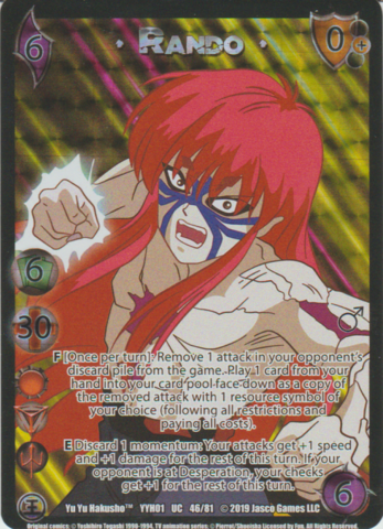 Rando1 (90s FOIL) [YYH01] | Red Riot Games CA