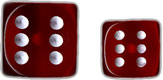 Chessex: D6 Translucent Dice Set - 16mm