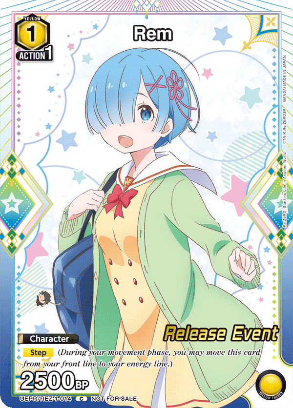 RE: Zero - Starting Life in Another World [UE24BT] Release Event - Wed. Sept. 16, 7:00 PM