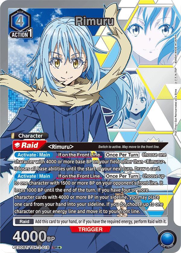 Rimuru (018) (SR*) (UE20BT/TSK-2-018) (UE20BT: That Time I Got Reincarnated as a Slime)