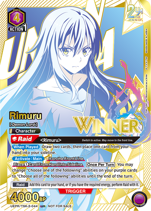 UNION ARENA RARE BATTLE Reincarnated as A Slime - Sat. Sep. 5, 2026 05:00 PM