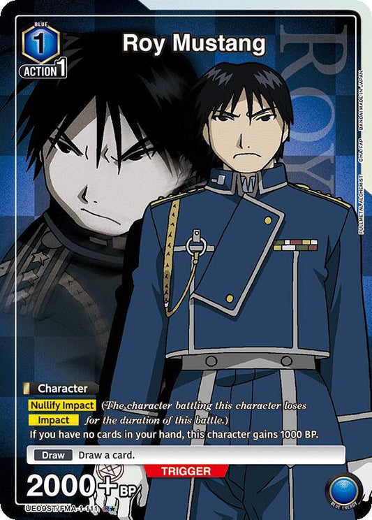 Roy Mustang (111) (R*) (UE09ST/FMA-1-111) (UE09ST: FULLMETAL ALCHEMIST Starter Deck)