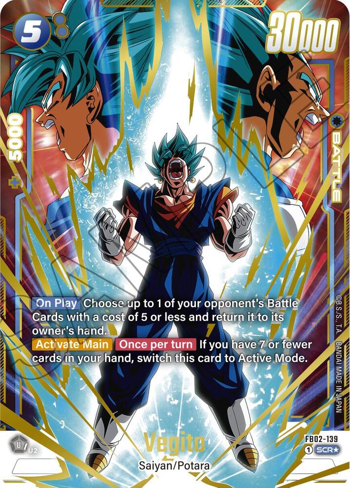 Vegito (FB02-139) (Alternate Art) [Blazing Aura]