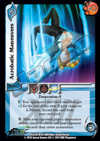 Acrobatic Maneuvers [KOF02]