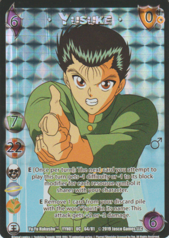 Yusuke1 (90s FOIL) [YYH01] | Red Riot Games CA