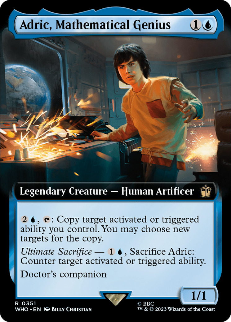 Adric, Mathematical Genius (Extended Art) [Doctor Who] | Red Riot Games CA