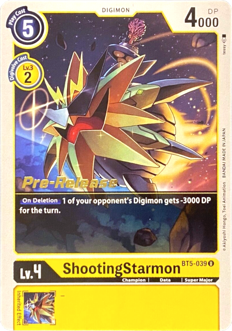 ShootingStarmon [BT5-039] [Battle of Omni Pre-Release Promos] | Red Riot Games CA