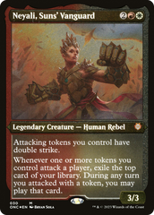 Neyali, Suns' Vanguard (Foil Etched) (Display Commander) [Phyrexia: All Will Be One Commander] | Red Riot Games CA