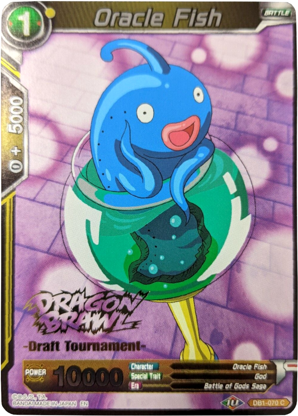 Oracle Fish (Dragon Brawl Draft Tournament Gold Stamped) (DB1-070) [Promotion Cards] | Red Riot Games CA