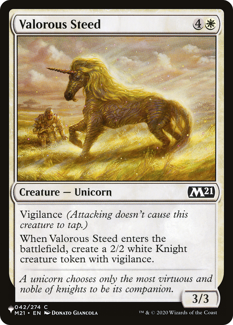 Valorous Steed [The List Reprints] | Red Riot Games CA