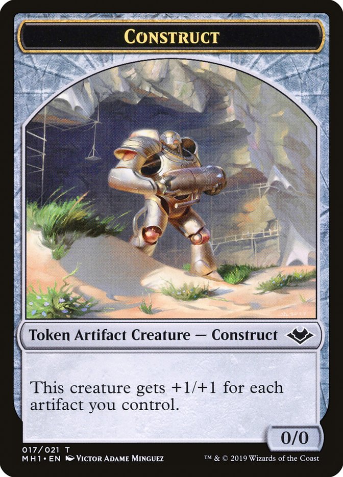 Soldier (004) // Construct (017) Double-Sided Token [Modern Horizons Tokens] | Red Riot Games CA
