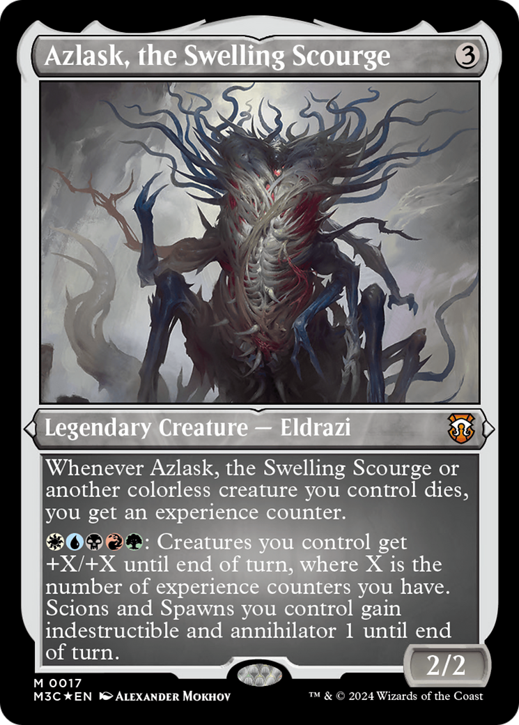 Azlask, the Swelling Scourge (Foil Etched) [Modern Horizons 3 Commander] | Red Riot Games CA