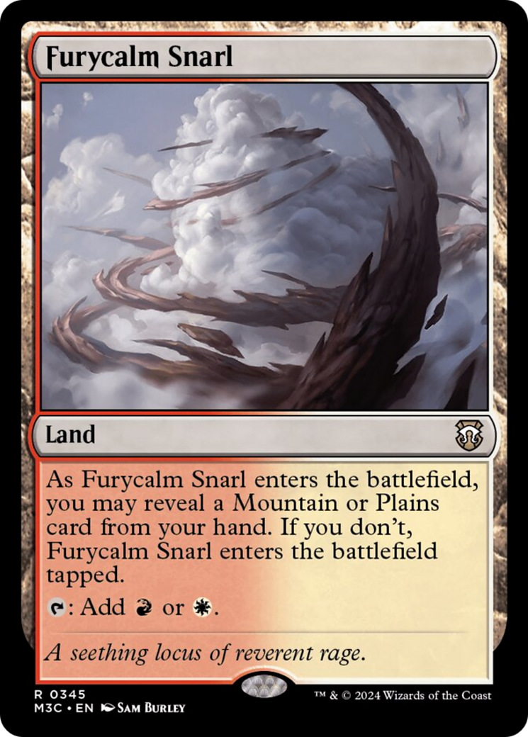 Furycalm Snarl (Ripple Foil) [Modern Horizons 3 Commander] | Red Riot Games CA