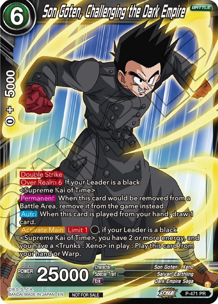 Son Goten, Challenging the Dark Empire (Z03 Dash Pack) (P-471) [Promotion Cards] | Red Riot Games CA