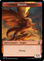 Dragon // Shapeshifter (0008) Double-Sided Token [Modern Horizons 3 Commander Tokens] | Red Riot Games CA