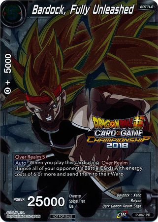 Bardock, Fully Unleashed (P-067) [Tournament Promotion Cards] | Red Riot Games CA