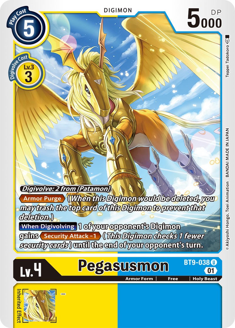 Pegasusmon [BT9-038] [X Record] | Red Riot Games CA