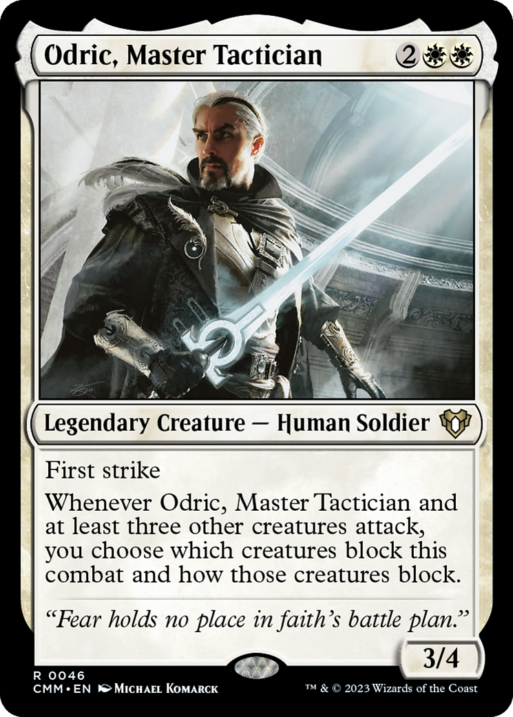 Odric, Master Tactician [Commander Masters] | Red Riot Games CA