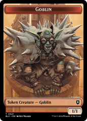 Illusion // Goblin Double-Sided Token [Bloomburrow Commander Tokens] | Red Riot Games CA