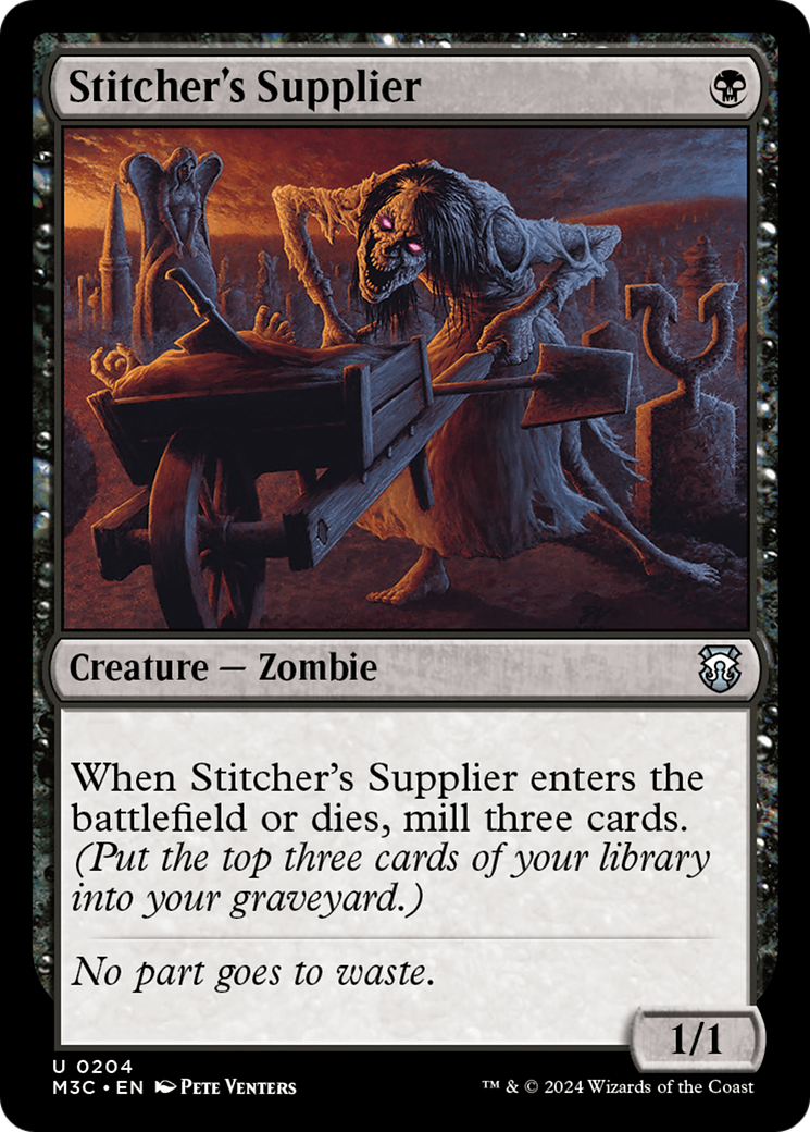 Stitcher's Supplier (Ripple Foil) [Modern Horizons 3 Commander] | Red Riot Games CA