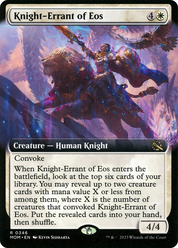 Knight-Errant of Eos (Extended Art) [March of the Machine] | Red Riot Games CA