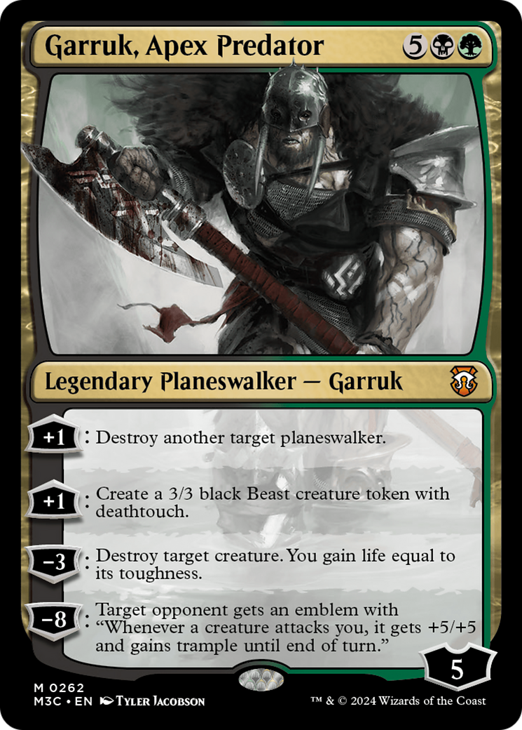 Garruk, Apex Predator (Ripple Foil) [Modern Horizons 3 Commander] | Red Riot Games CA