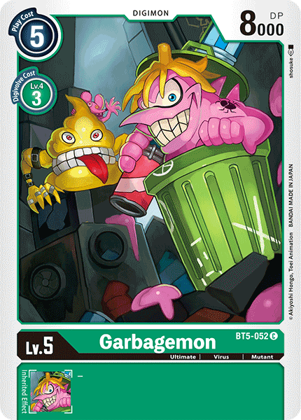 Garbagemon [BT5-052] [Battle of Omni] | Red Riot Games CA