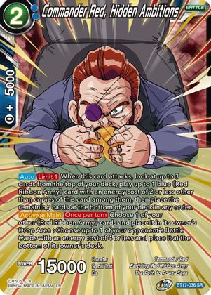 Commander Red, Hidden Ambitions (BT17-036) [Ultimate Squad] | Red Riot Games CA