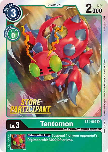 Tentomon [BT1-066] (Store Participant) [Release Special Booster Promos] | Red Riot Games CA