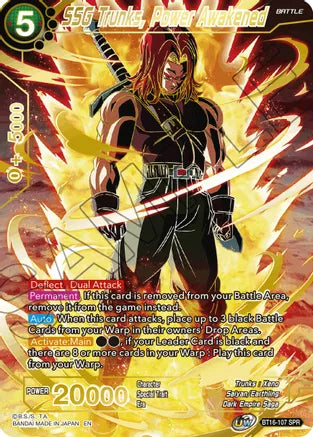 SSG Trunks, Power Awakened (SPR) (BT16-107) [Realm of the Gods] | Red Riot Games CA