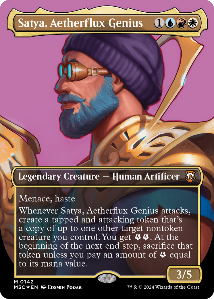 Satya, Aetherflux Genius (Display Commander) [Modern Horizons 3 Commander] | Red Riot Games CA
