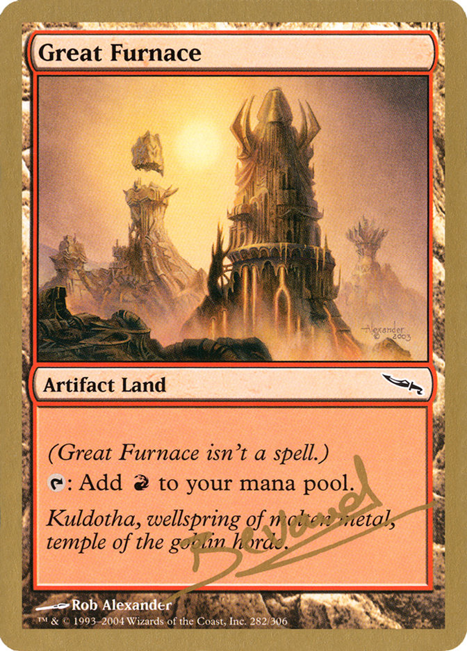 Great Furnace (Manuel Bevand) [World Championship Decks 2004] | Red Riot Games CA