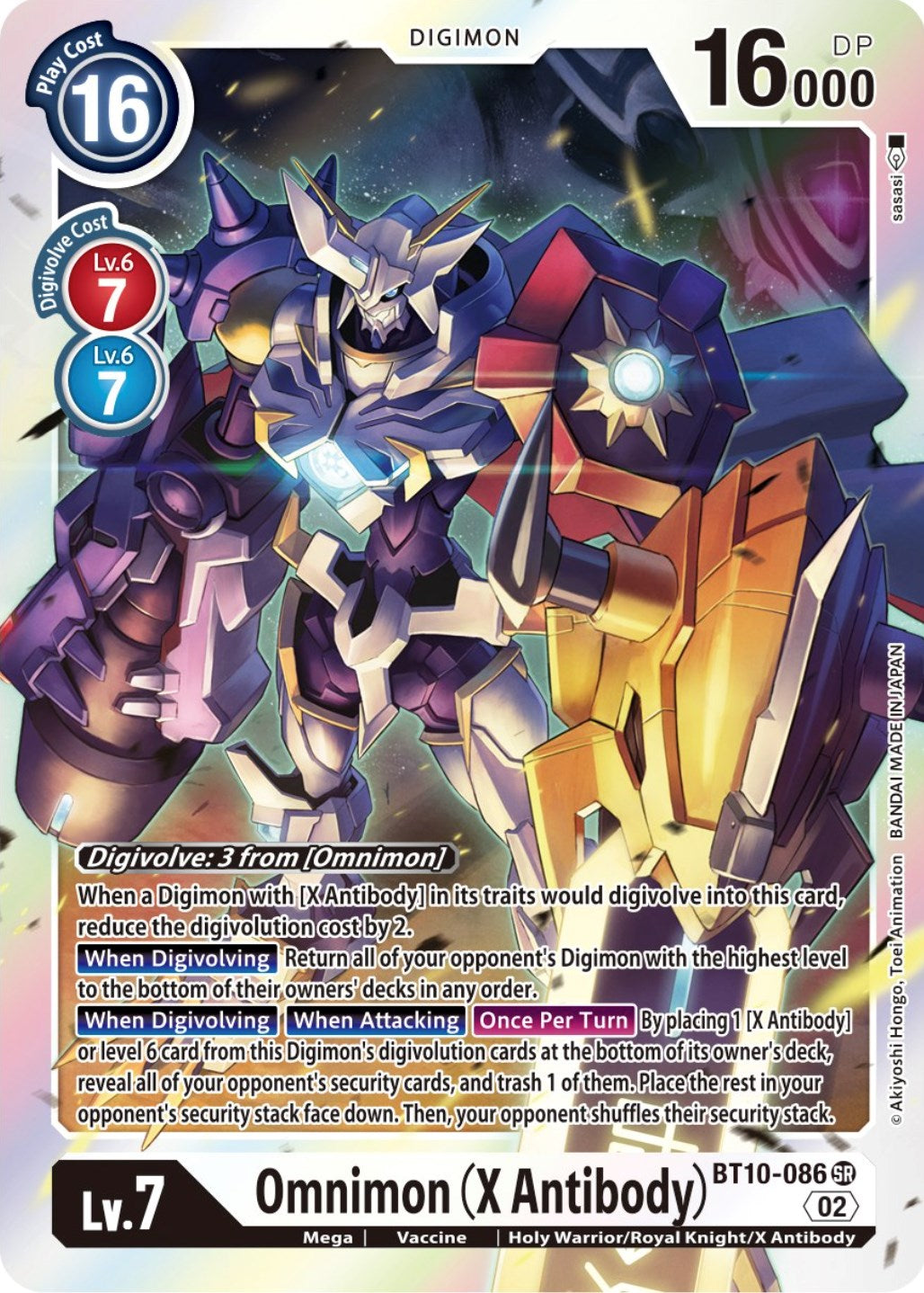 Omnimon (X Antibody) [BT10-086] [Xros Encounter] | Red Riot Games CA