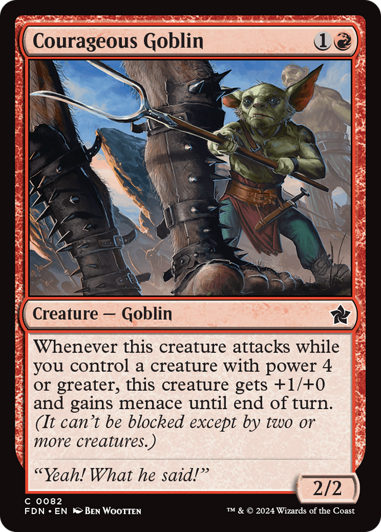 Courageous Goblin [Foundations] | Red Riot Games CA