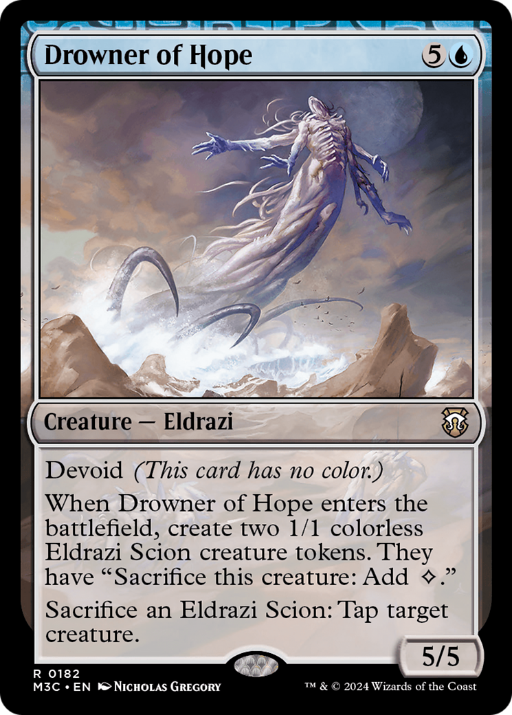 Drowner of Hope (Ripple Foil) [Modern Horizons 3 Commander] | Red Riot Games CA