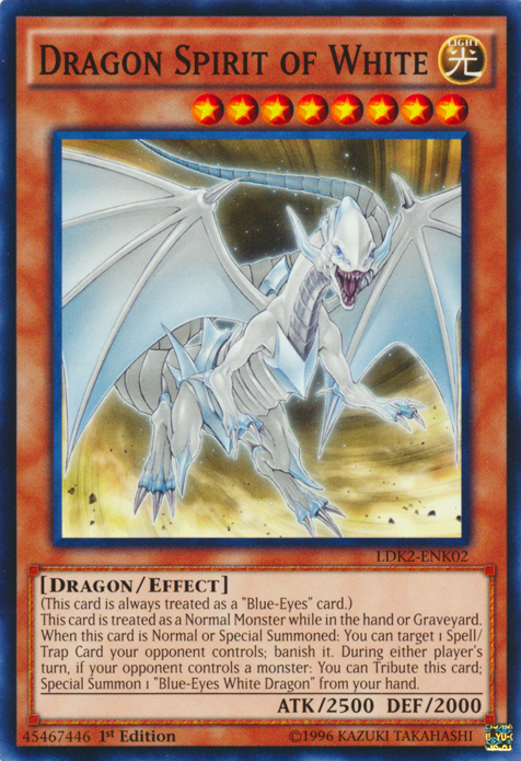 Dragon Spirit of White [LDK2-ENK02] Common | Red Riot Games CA