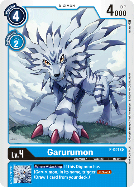 Garurumon [P-007] [Promotional Cards] | Red Riot Games CA