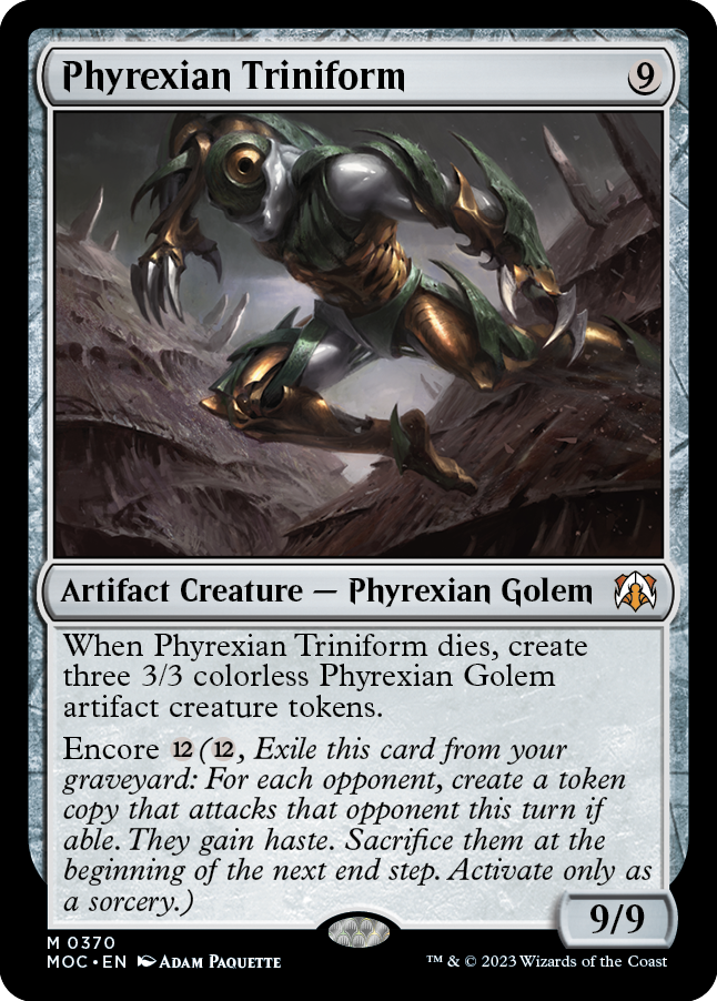 Phyrexian Triniform [March of the Machine Commander] | Red Riot Games CA