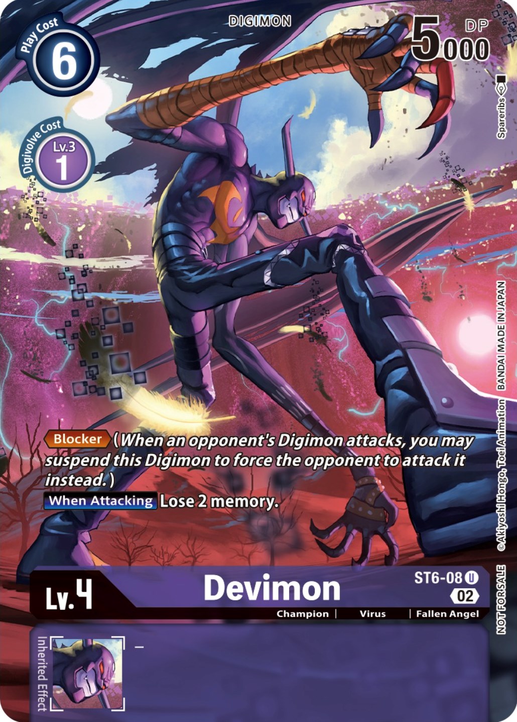 Devimon [ST6-08] (Box Topper) [Dimensional Phase] | Red Riot Games CA
