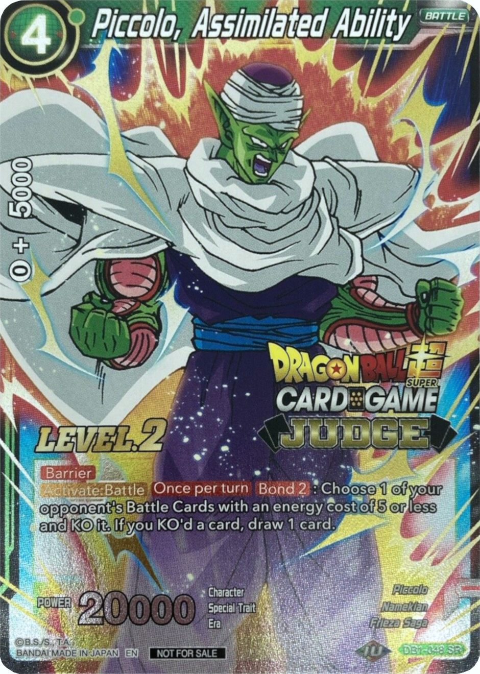 Piccolo, Assimilated Ability (Level 2) (DB1-048) [Judge Promotion Cards] | Red Riot Games CA