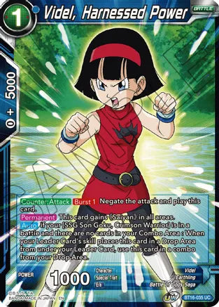 Videl, Harnessed Power (BT16-035) [Realm of the Gods] | Red Riot Games CA