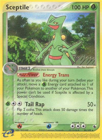 Sceptile (20/109) [EX: Ruby & Sapphire] | Red Riot Games CA