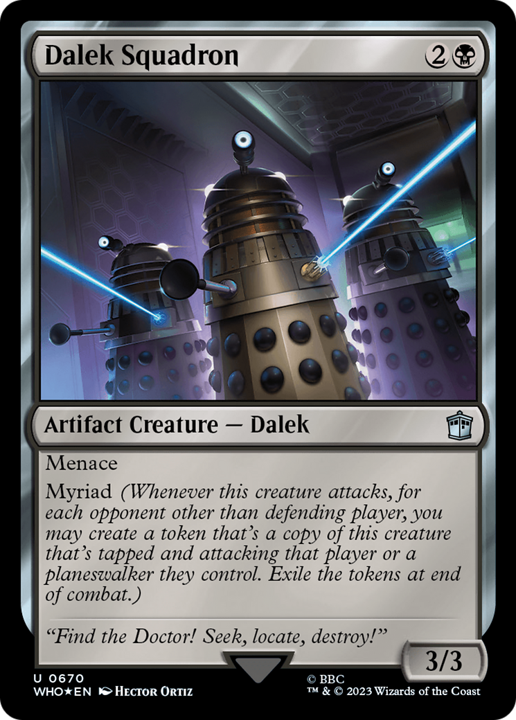 Dalek Squadron (Surge Foil) [Doctor Who] | Red Riot Games CA