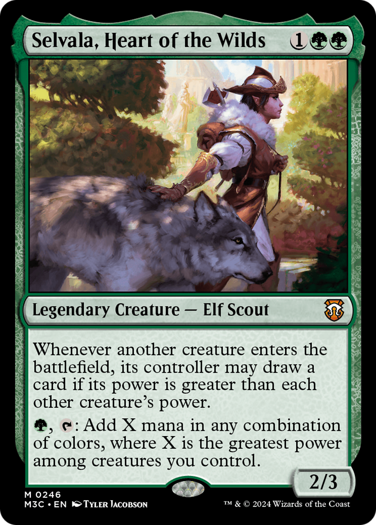 Selvala, Heart of the Wilds [Modern Horizons 3 Commander] | Red Riot Games CA