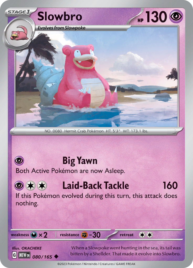 Slowbro (080/165) [Scarlet & Violet: 151] | Red Riot Games CA