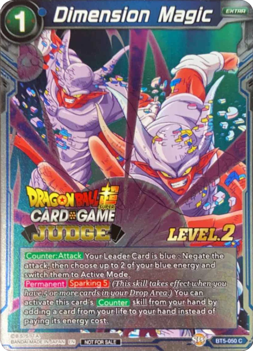 Dimension Magic (Level 2) (BT5-050) [Judge Promotion Cards] | Red Riot Games CA